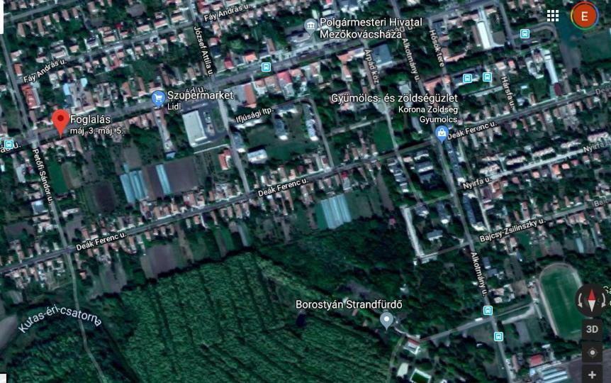 Villa Hársfák Mezokovacshaza Esterno foto